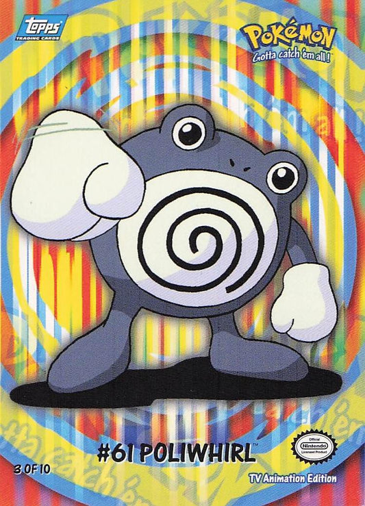 Poliwhirl #61 3 of 10 - Topps