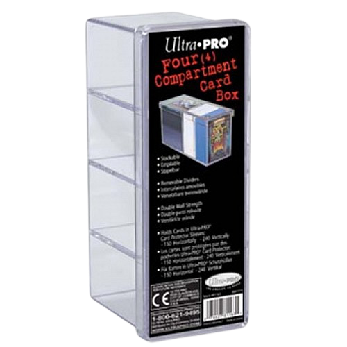 Ultra Pro - Four Compartment Card Box