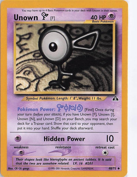 Unown F 48/75