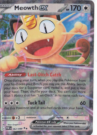 Meowth ex 062/088