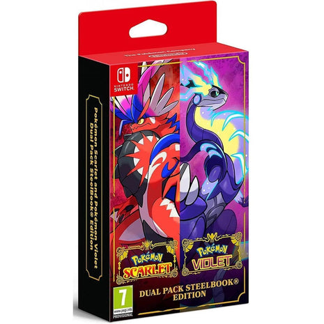 Pokemon Scarlet & Violet Dual Pack Steelbook Edition Boxed (Nintendo Switch) - Preowned