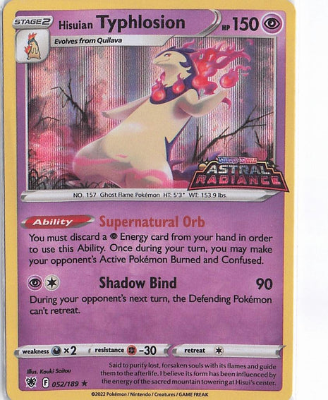 Hisuian Typhlosion 052/189 (H)(S)