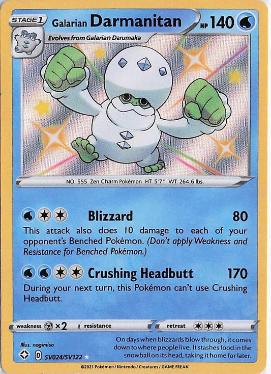 Galarian Darmanitan SV024/SV122