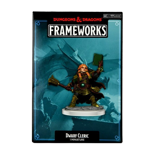 Dungeons & Dragons - Frameworks: Dwarf Cleric Miniature