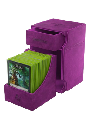 Gamegenic - Purple Watchtower 100+ XL Convertible Deck Box