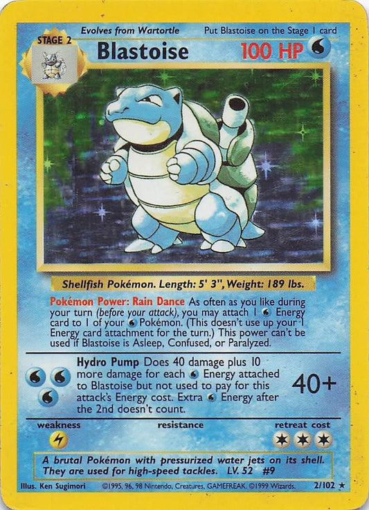 Blastoise 2/102 (H) (D)