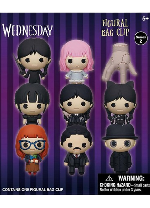 Wednesday - Series 2: 3D Character Bag Clip Blind Bag