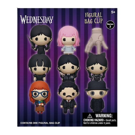 Wednesday - Series 2: 3D Character Bag Clip Blind Bag
