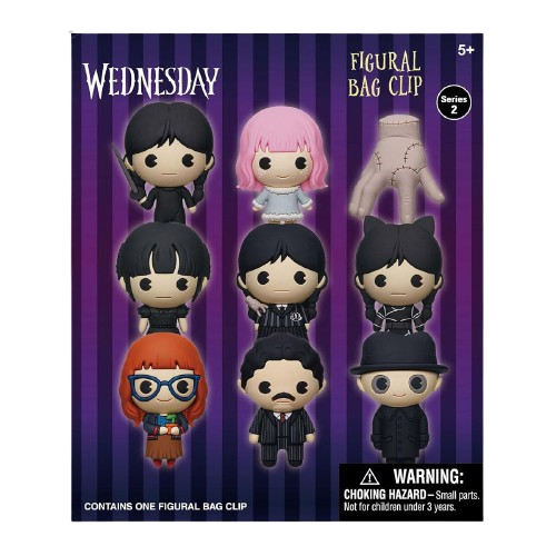 Wednesday - Series 2: 3D Character Bag Clip Blind Bag