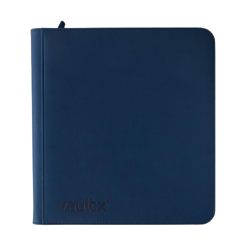 Vault X - Royal Blue 12 Pocket XL Zip Binder