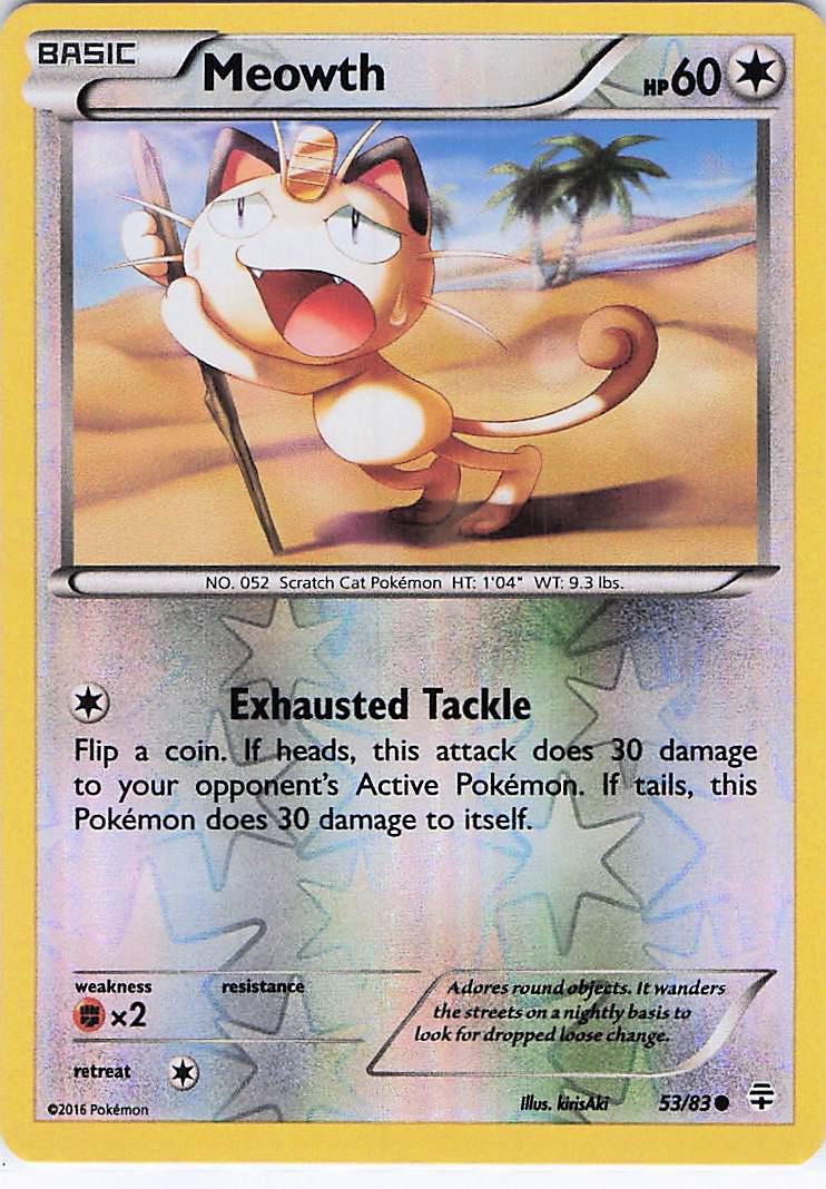 Meowth 53/83 (RH)