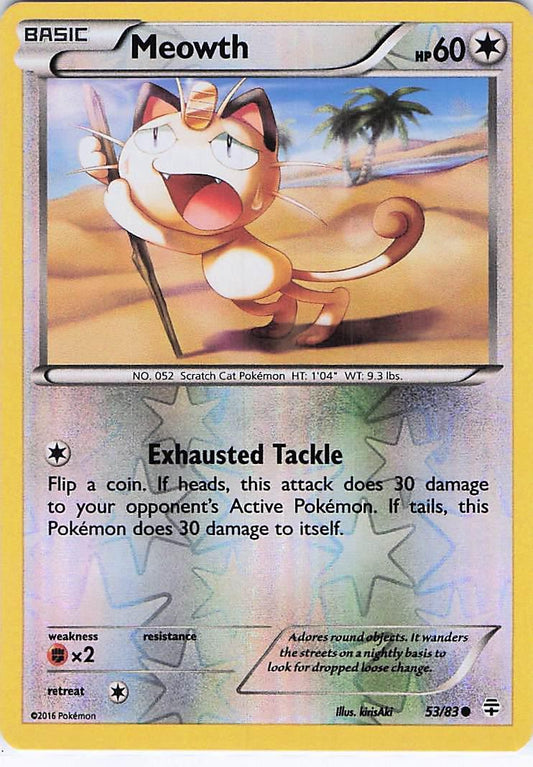 Meowth 53/83 (RH)