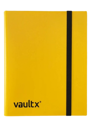 Vault X - Yellow 9 Pocket Strap Binder