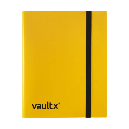 Vault X - Yellow 9 Pocket Strap Binder