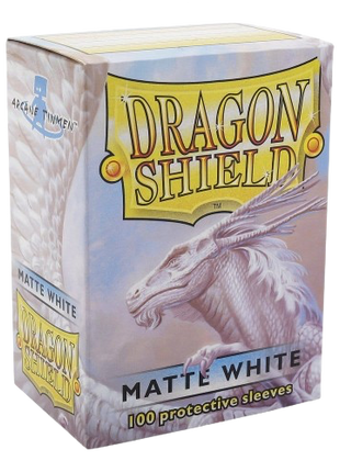 Dragon Shield - Matte White Sleeves (100)