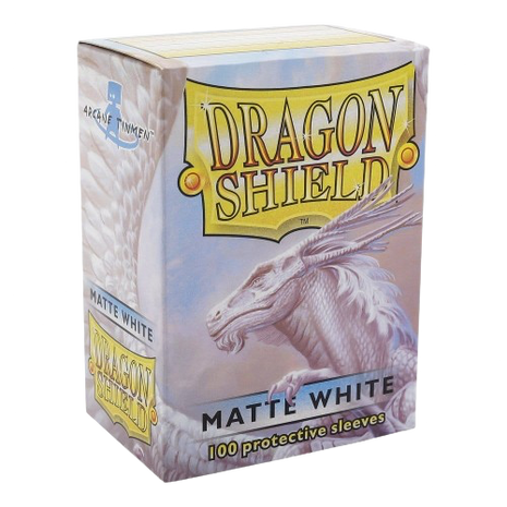 Dragon Shield - Matte White Sleeves (100)
