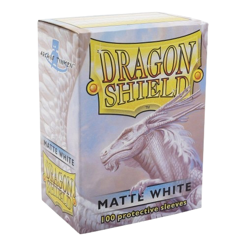 Dragon Shield - Matte White Sleeves (100)