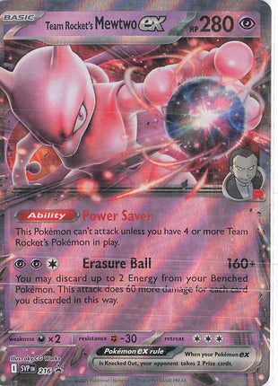 Team Rocket’s Mewtwo ex SVP216