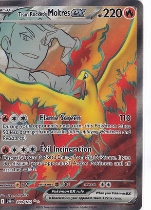 Team Rocket's Moltres ex 208/182