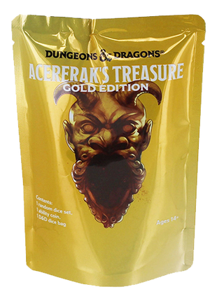 Dungeons & Dragons - Acererak's Treasure Gold Edition Dice Blind Bag