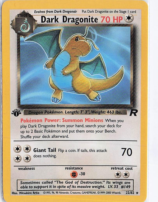 Dark Dragonite 22/82 (1st)