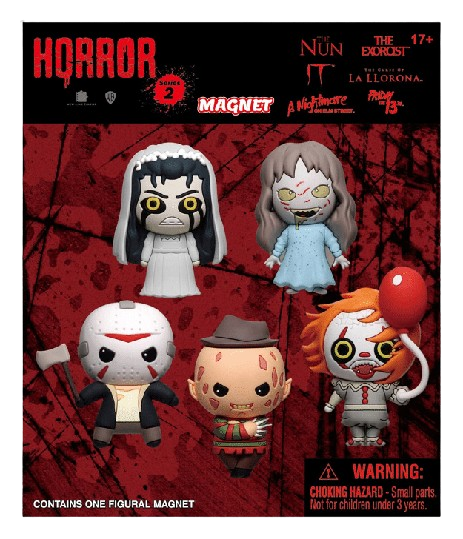 Warner Brothers Horror - Series 2: 3D Magnet Blind Bag