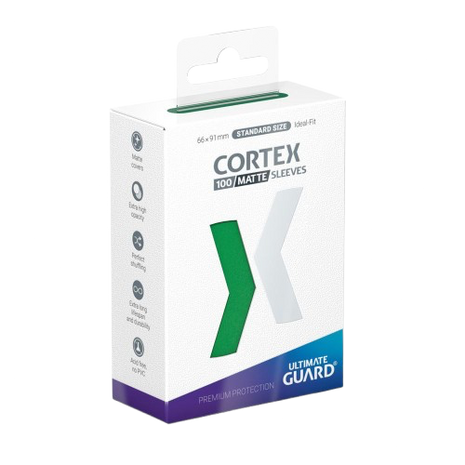 Ultimate Guard - Green Matte Cortex Sleeves Standard Size (100)
