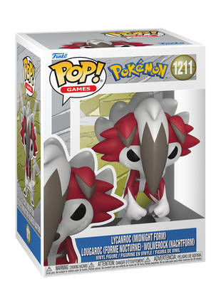 Pokemon - Lycanroc (Midnight Form) #1211 Funko Pop!