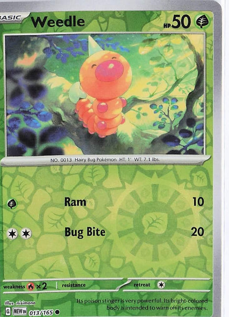 Weedle 013/165 (RH)