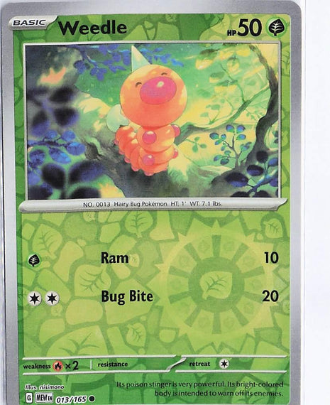 Weedle 013/165 (RH)