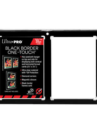 Ultra Pro - One Touch Black Border - 2 Card Frame