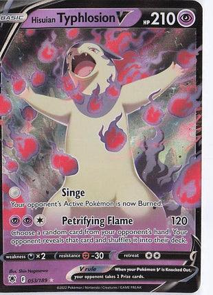 Hisuian Typhlosion V 053/189