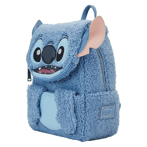 Loungefly - Stitch Plush Pocket Mini Backpack