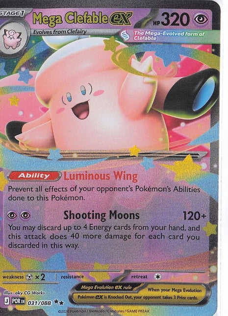 Mega Clefable ex 031/088