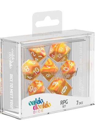 Oakie Doakie Dice - Gemidice Sunstone RPG Dice Set