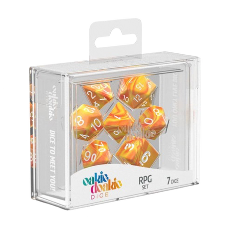 Oakie Doakie Dice - Gemidice Sunstone RPG Dice Set