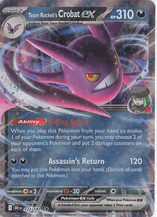 Team Rocket’s Crobat ex 122/182