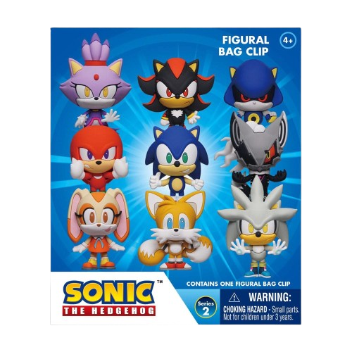 Sonic The Hedgehog - Series 2: 3D Character Bag Clip Blind Bag