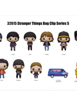 Stranger Things - Series 5: 3D Character Bag Clip Blind Bag