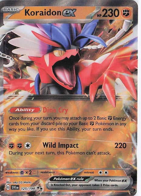 Koraidon ex 125/198