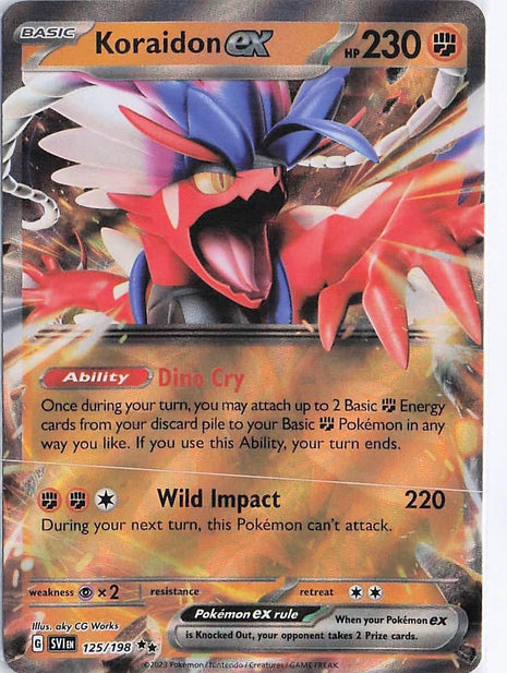 Koraidon ex 125/198