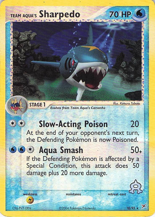 Team Aqua’s Sharpedo 18/95 (RH)