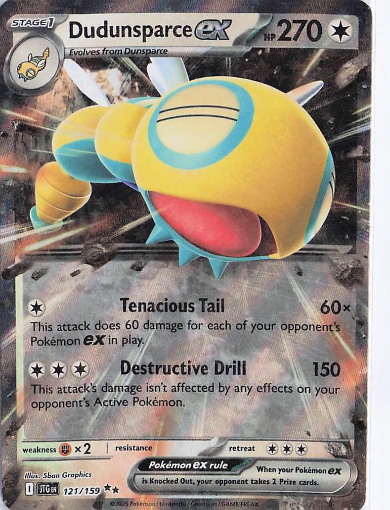 Dudunsparce ex 121/159