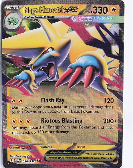 Mega Manectric ex 050/132