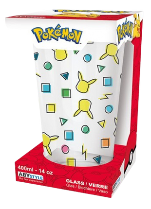 Pokemon - Pikachu Pattern Glass