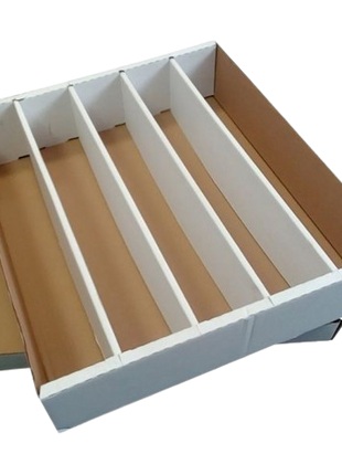 Cardboard Storage Bulk Box - 4000 Cards: White