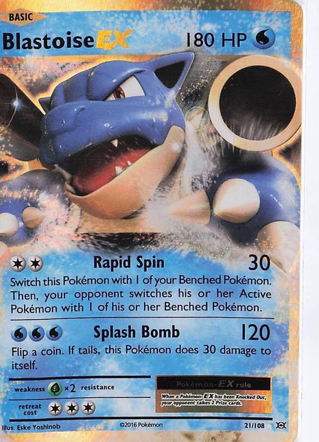 Blastoise EX 21/108
