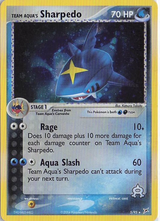 Team Aqua’s Sharpedo 5/95 (H)