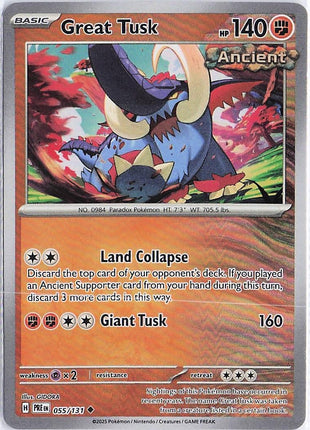Great Tusk 055/131 (Pokeball Holo)