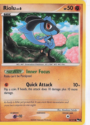 Riolu LV.6 16/17